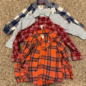 4 pack 2T Button Down Shirts